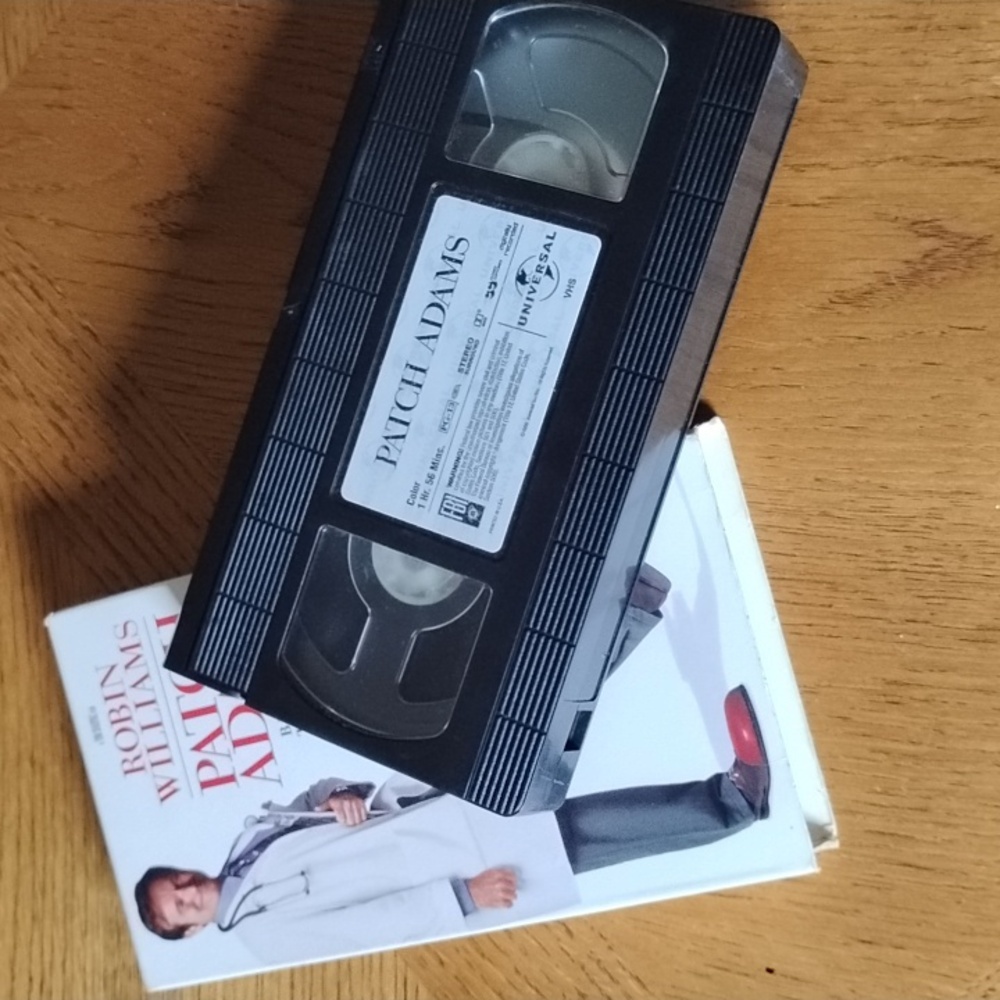 🪻4/$8🪻Vintage 90s Robin Williams Patch Adams VHS Tape Nostalgia Retro